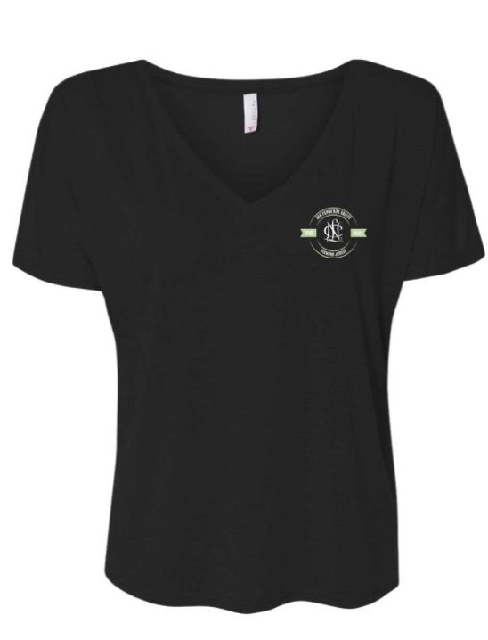 Shirt - 75th Anniversary Short Sleeve V-Neck, Black