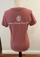 Load image into Gallery viewer, NEW Shirt - Short Sleeve V-neck, Mauve
