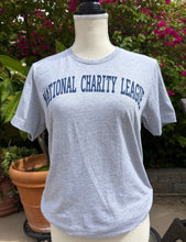 Load image into Gallery viewer, *NEW* Heather grey and navy short sleeve T-shirt
