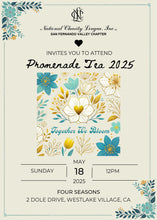 Load image into Gallery viewer, Promenade Tea 2025 - Tickets for Sustainers, Guests and New Members
